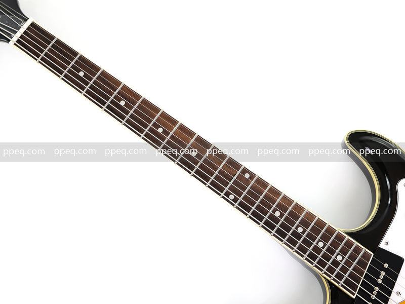 6-String Vintage Sunburst Electric Guitar with Gloss Finish (HY-2535)