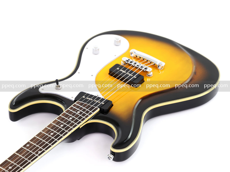 6-String Vintage Sunburst Electric Guitar with Gloss Finish (HY-2535)