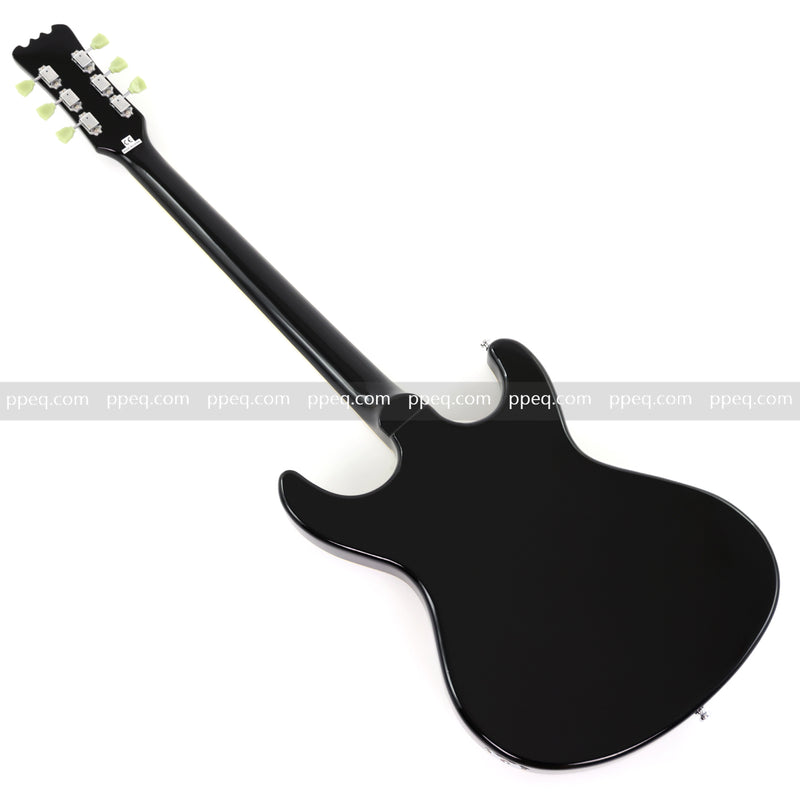 6-String Vintage Sunburst Electric Guitar with Gloss Finish (HY-2535)