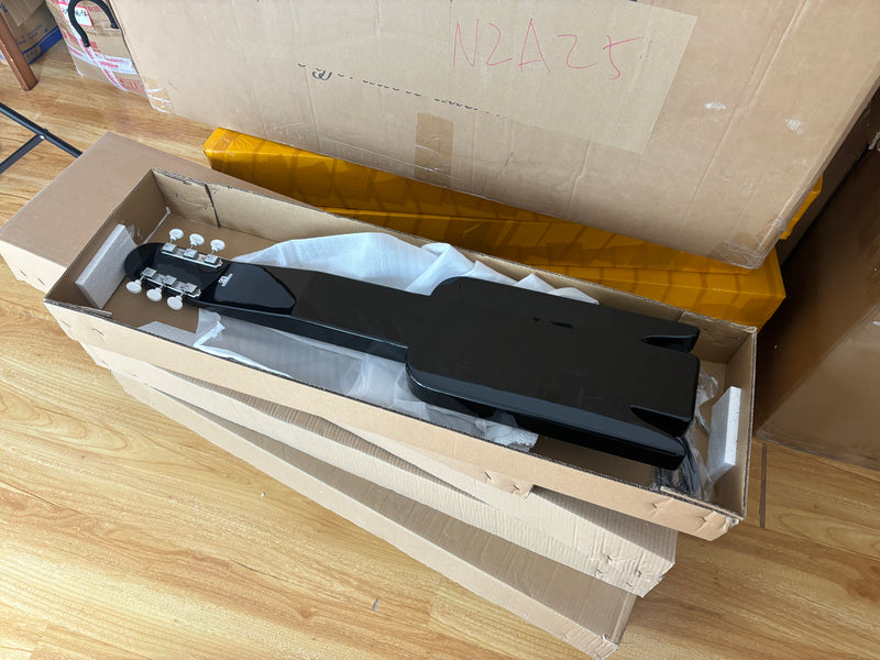 6-String Black Lap Steel Guitar with Gloss Finish (HY-2529)