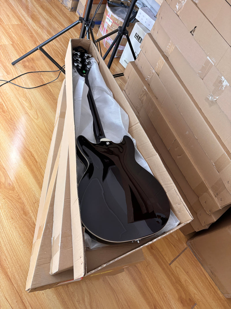 6-String ES-Style Semi-Hollow Body Electric Guitar (YMZ-033)