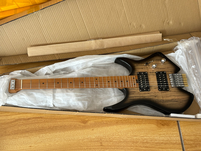 6-String Headless Electric Guitar with Roasted Maple Neck (HYH-001)