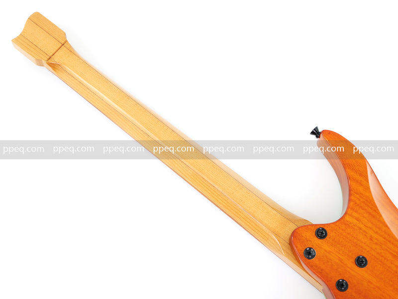 6-String Tapered Neck ResinBurl Body Headless Electric Guitar (PHG-005)