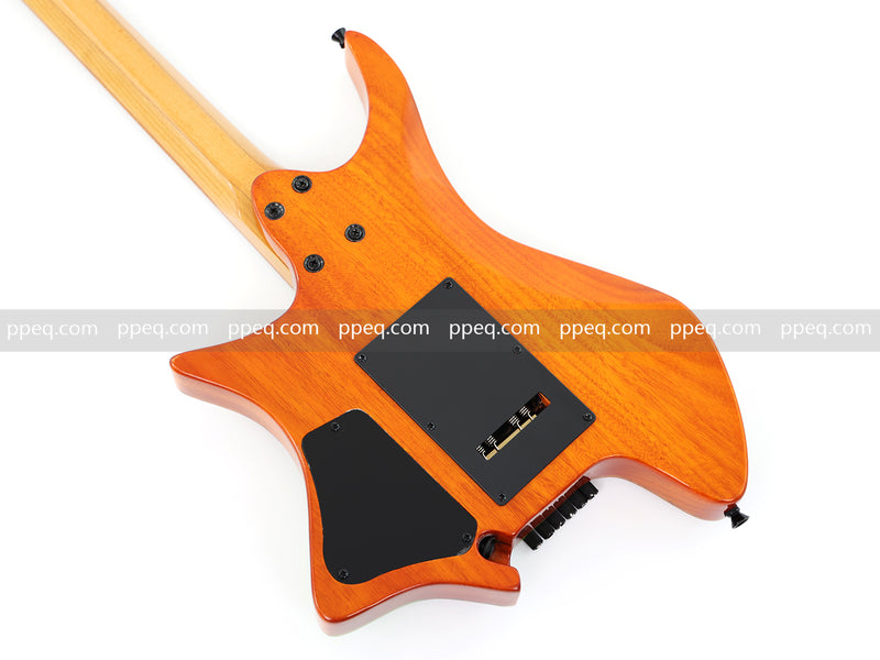 6-String Tapered Neck ResinBurl Body Headless Electric Guitar (PHG-005)