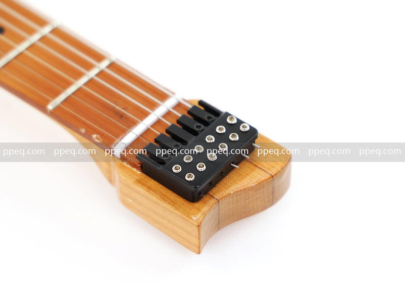 6-String Tapered Neck ResinBurl Body Headless Electric Guitar (PHG-005)