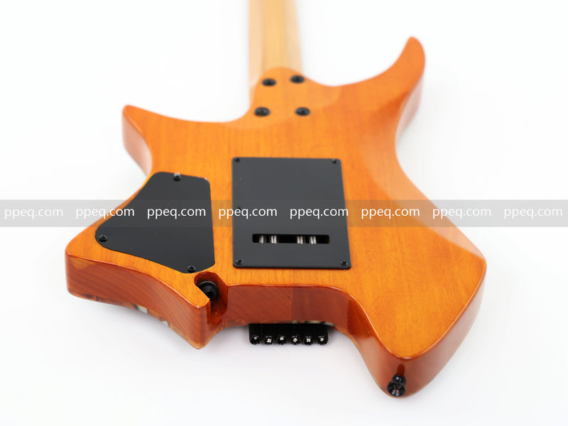 6-String Tapered Neck ResinBurl Body Headless Electric Guitar (PHG-006)