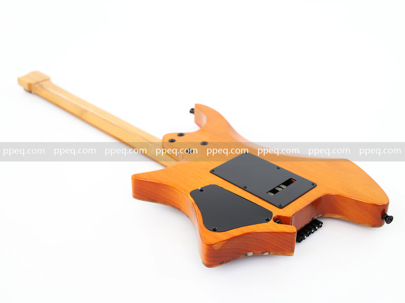 6-String Tapered Neck ResinBurl Body Headless Electric Guitar (PHG-006)