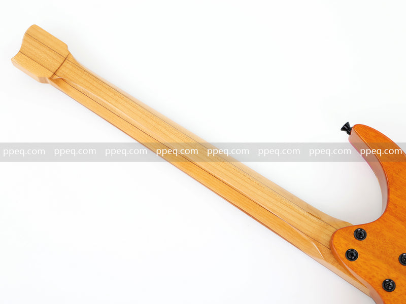 6-String Tapered Neck ResinBurl Body Headless Electric Guitar (PHG-006)