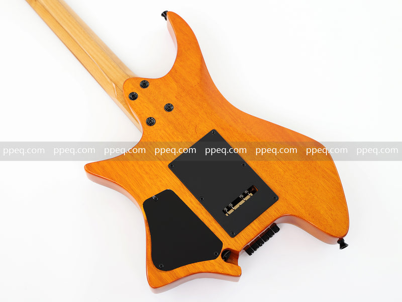 6-String Tapered Neck ResinBurl Body Headless Electric Guitar (PHG-006)