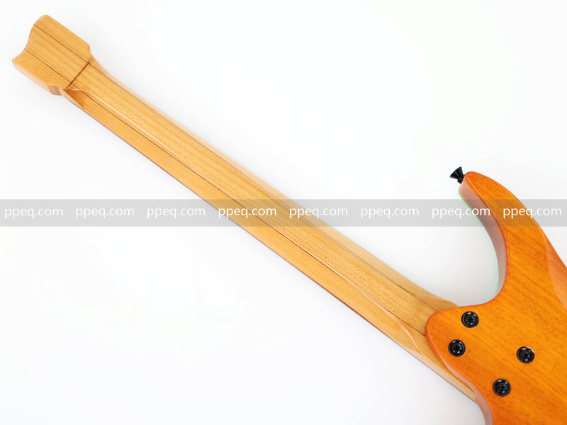 6-String Tapered Neck ResinBurl Body Headless Electric Guitar (PHG-007)