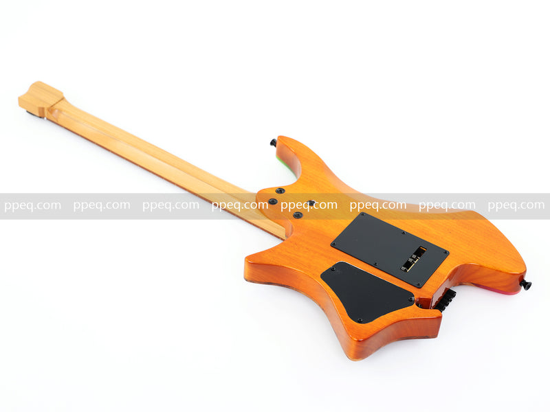 6-String Tapered Neck ResinBurl Body Headless Electric Guitar (PHG-007)