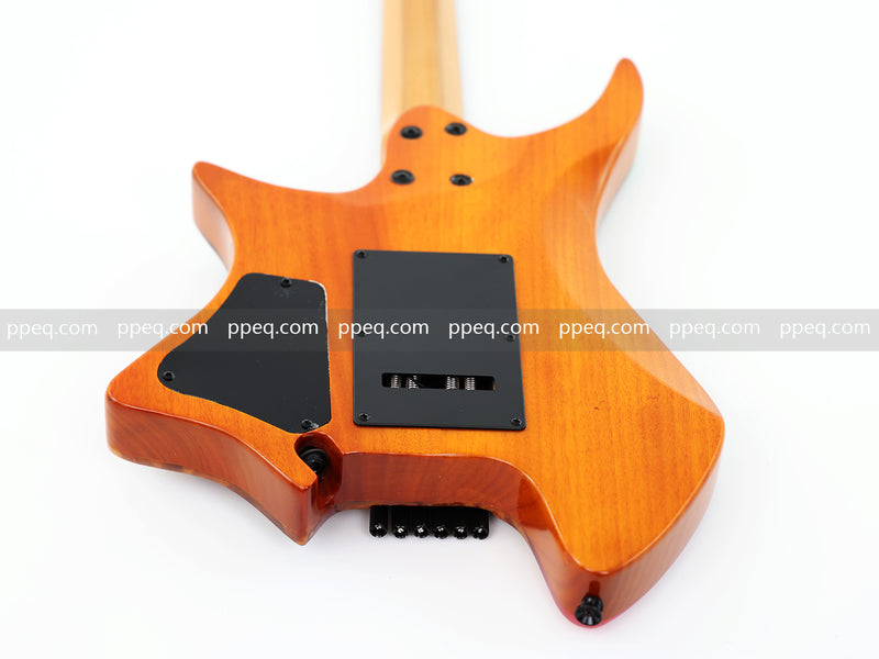 6-String Tapered Neck ResinBurl Body Headless Electric Guitar (PHG-007)