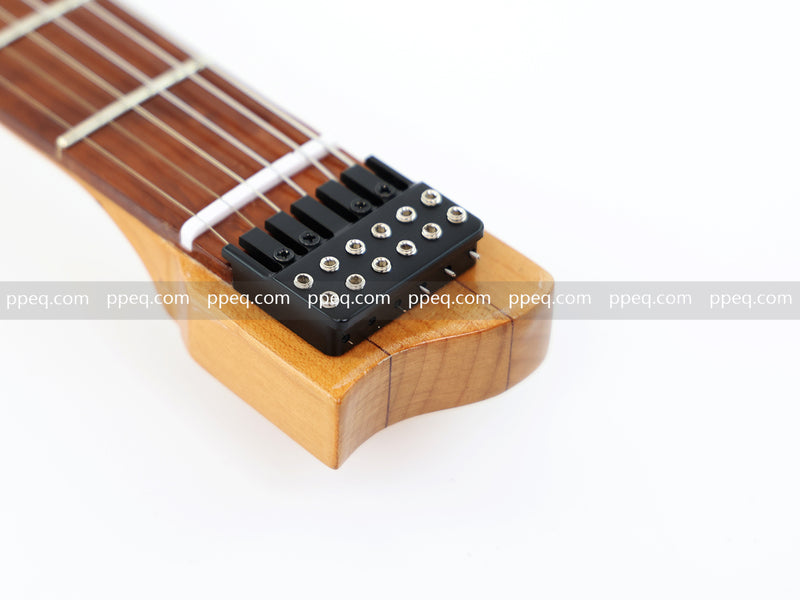 6-String Tapered Neck ResinBurl Body Headless Electric Guitar (PHG-007)