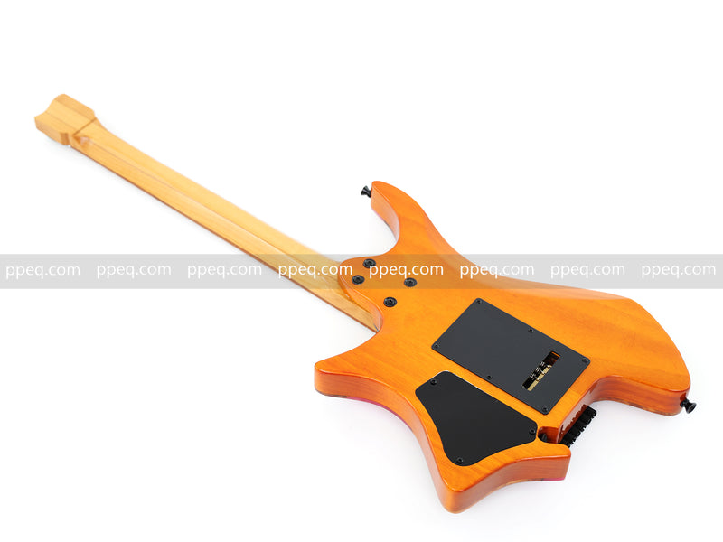 6-String Tapered Neck ResinBurl Body Headless Electric Guitar (PHG-008)