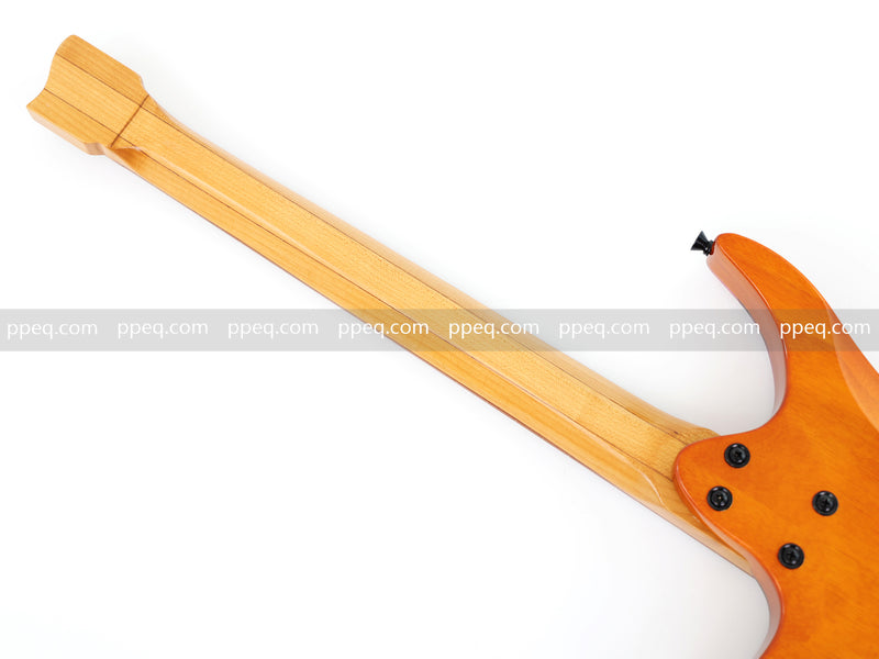 6-String Tapered Neck ResinBurl Body Headless Electric Guitar (PHG-008)