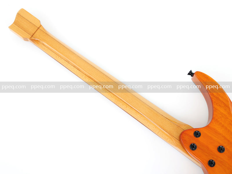 6-String Tapered Neck ResinBurl Body Headless Electric Guitar (PHG-009)