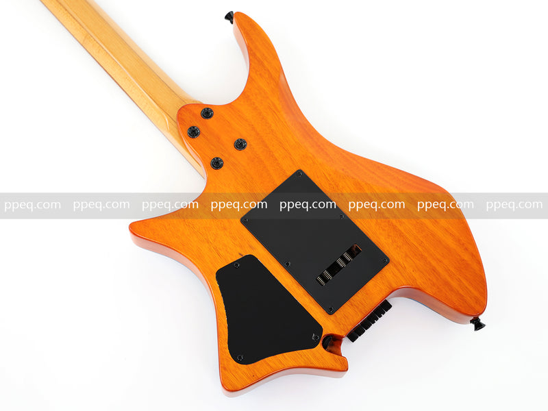 6-String Tapered Neck ResinBurl Body Headless Electric Guitar (PHG-009)