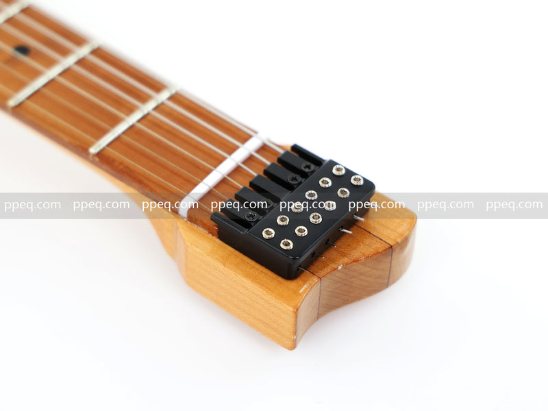 6-String Tapered Neck ResinBurl Body Headless Electric Guitar (PHG-009)