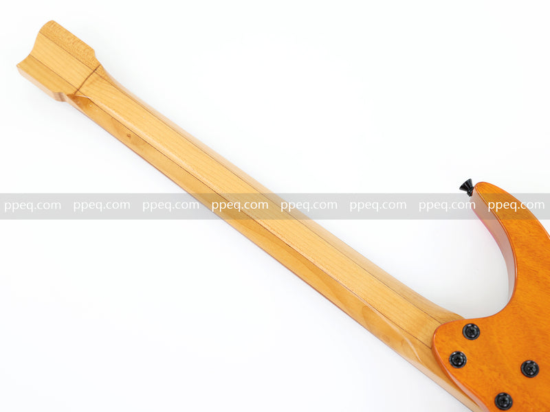 6-String Tapered Neck ResinBurl Body Headless Electric Guitar (PHG-010)