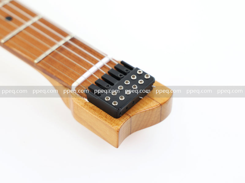 6-String Tapered Neck ResinBurl Body Headless Electric Guitar (PHG-012)