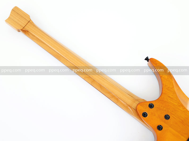 6-String Tapered Neck ResinBurl Body Headless Electric Guitar (PHG-013)