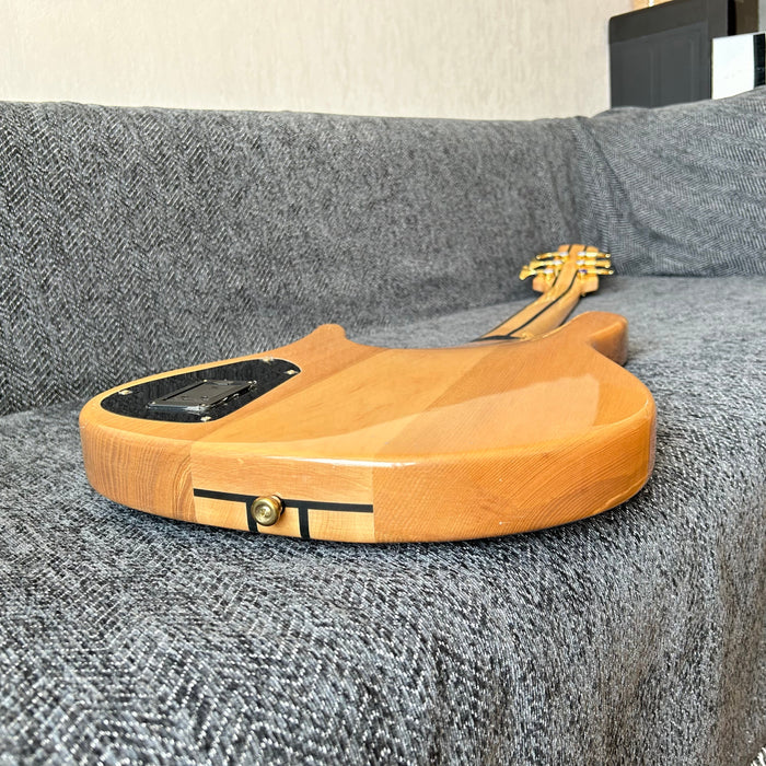 6 Strings Ash Wood Body Neck Through Bass Guitar (GKS-002)