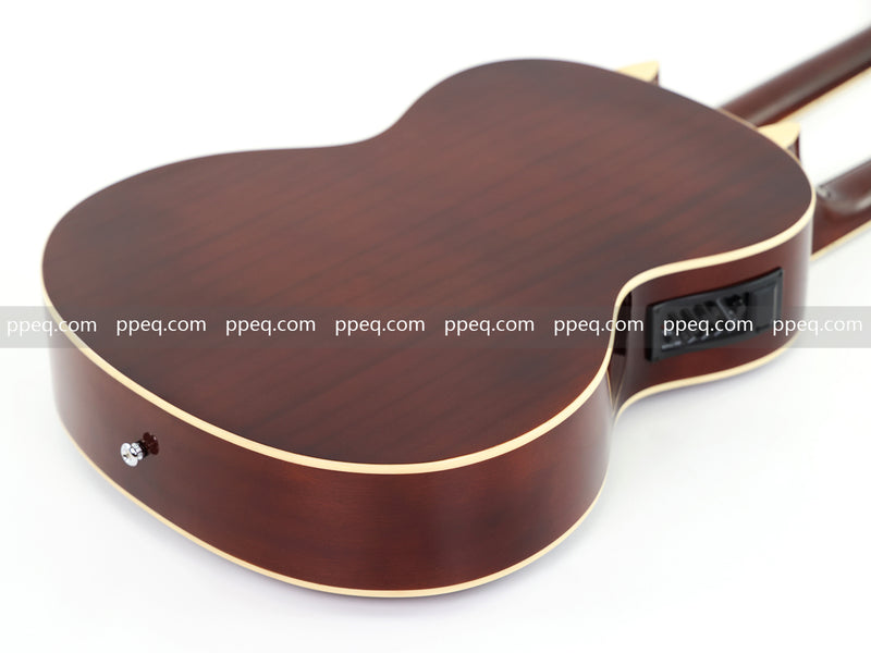 6+12 String Double Neck Acoustic Guitar with Gloss Vintage Tobacco Sunburst Finish (PDN-1216)