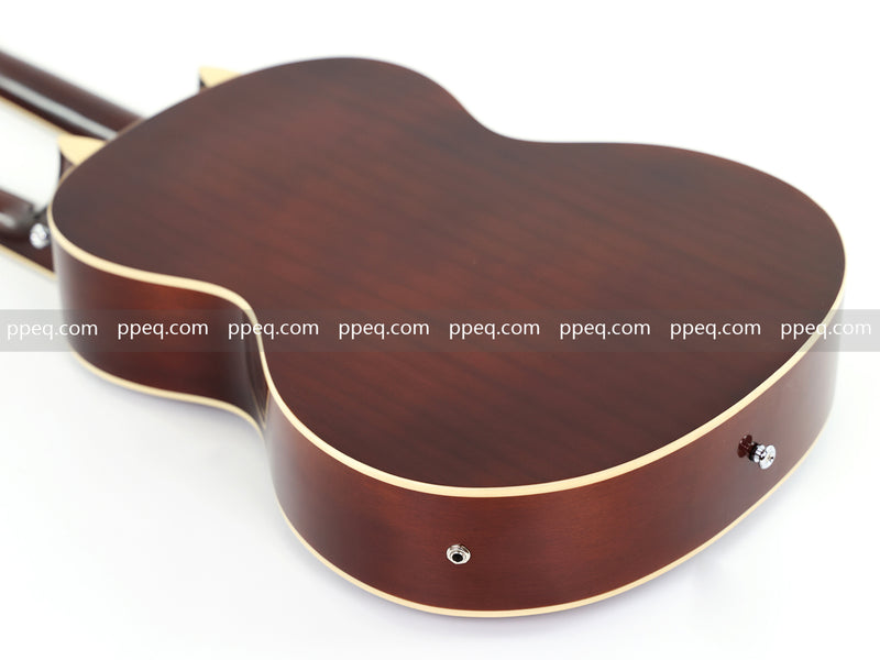 6+12 String Double Neck Acoustic Guitar with Gloss Vintage Tobacco Sunburst Finish (PDN-1216)