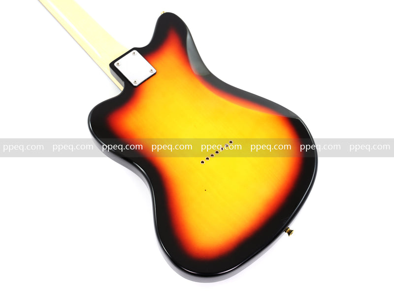 7-String Jaguar Style Offset Body Custom Electric Guitar with Gloss Sunburst Finish (GKS-067)