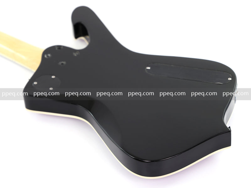 7-String Left-Handed Electric Guitar with Cracked Purple Mirror Top (PIB-125)