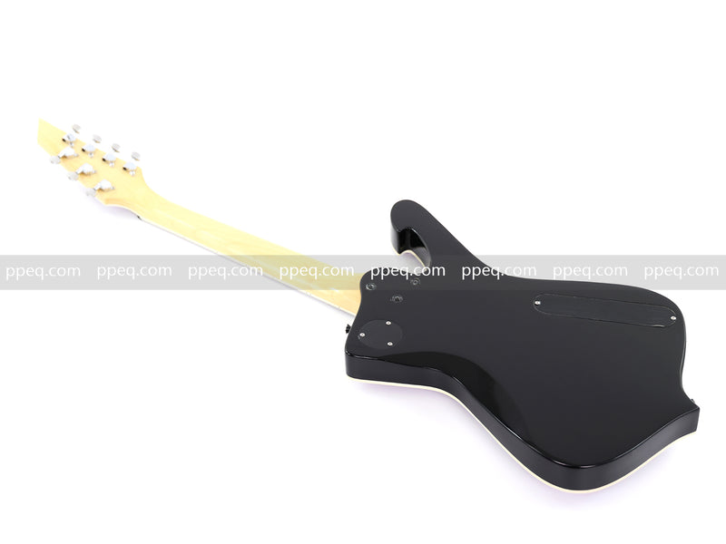 7-String Left-Handed Electric Guitar with Cracked Purple Mirror Top (PIB-125)