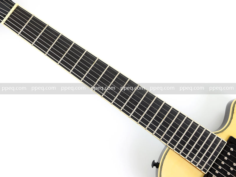 7-String Semi-Hollow Body Electric Guitar with Gloss Natural Finish (YMZ-010)