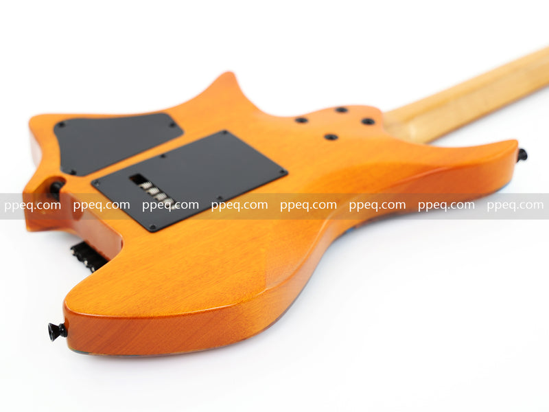 7-String Tapered Neck ResinBurl Body Headless Electric Guitar (PHG-001)