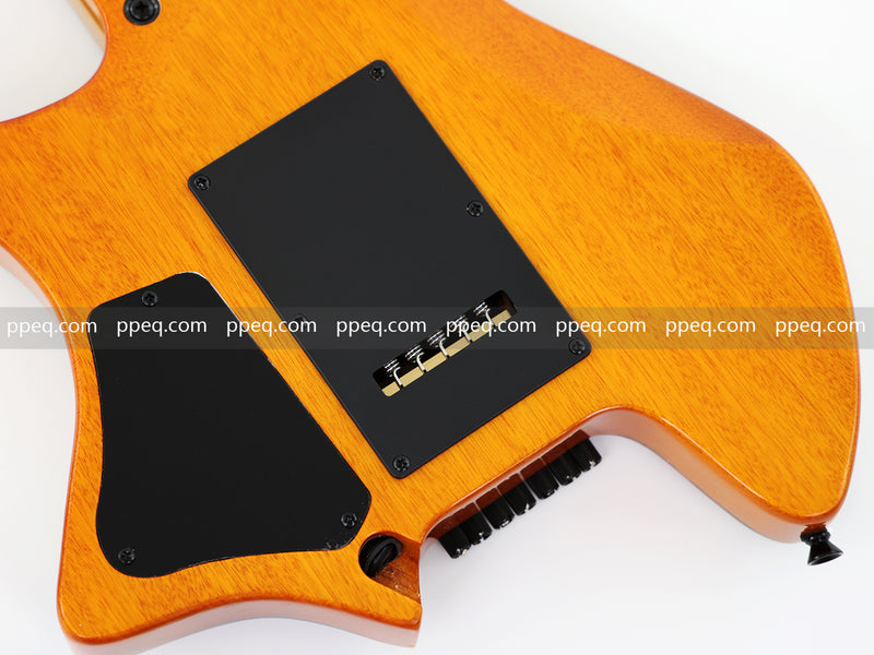 7-String Tapered Neck ResinBurl Body Headless Electric Guitar (PHG-001)