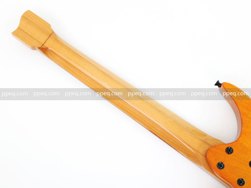 7-String Tapered Neck ResinBurl Body Headless Electric Guitar (PHG-001)