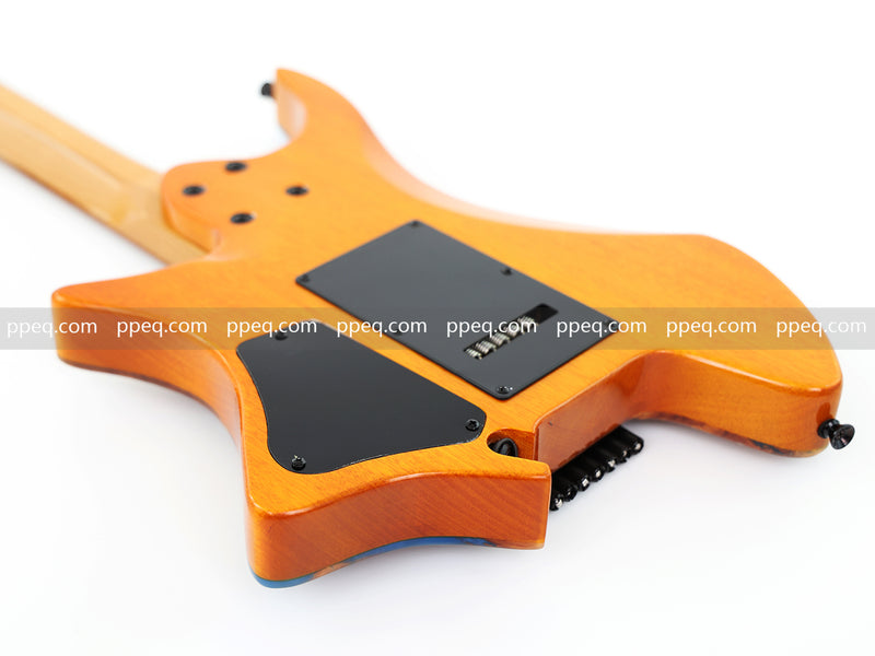 7-String Tapered Neck ResinBurl Body Headless Electric Guitar (PHG-001)