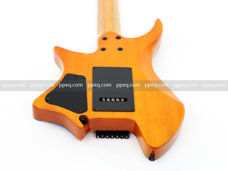7-String Tapered Neck ResinBurl Body Headless Electric Guitar (PHG-001)