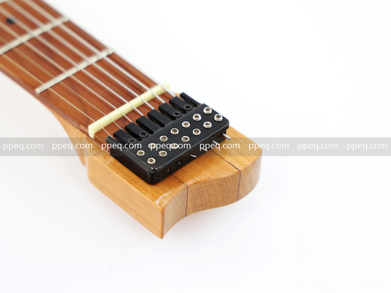 7-String Tapered Neck ResinBurl Body Headless Electric Guitar (PHG-001)