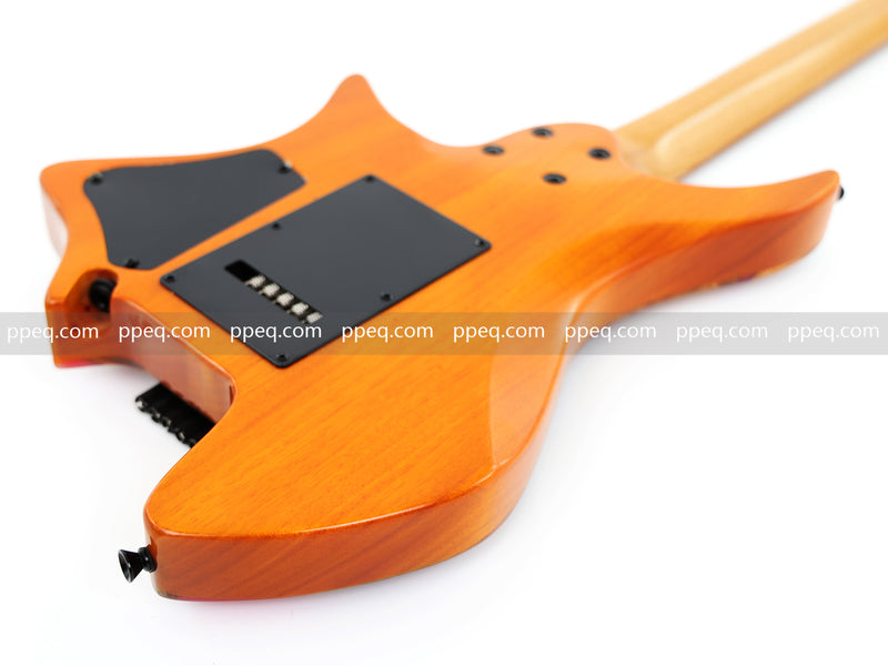 7-String Tapered Neck ResinBurl Body Headless Electric Guitar (PHG-002)