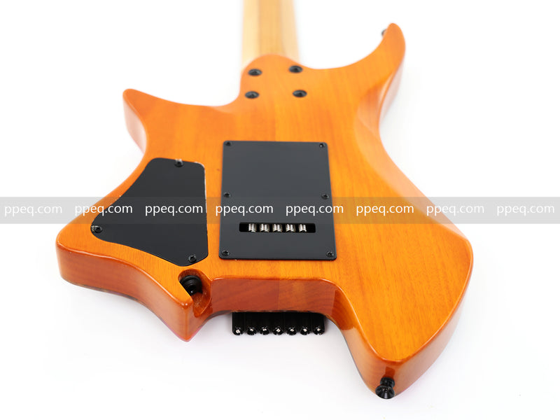 7-String Tapered Neck ResinBurl Body Headless Electric Guitar (PHG-002)