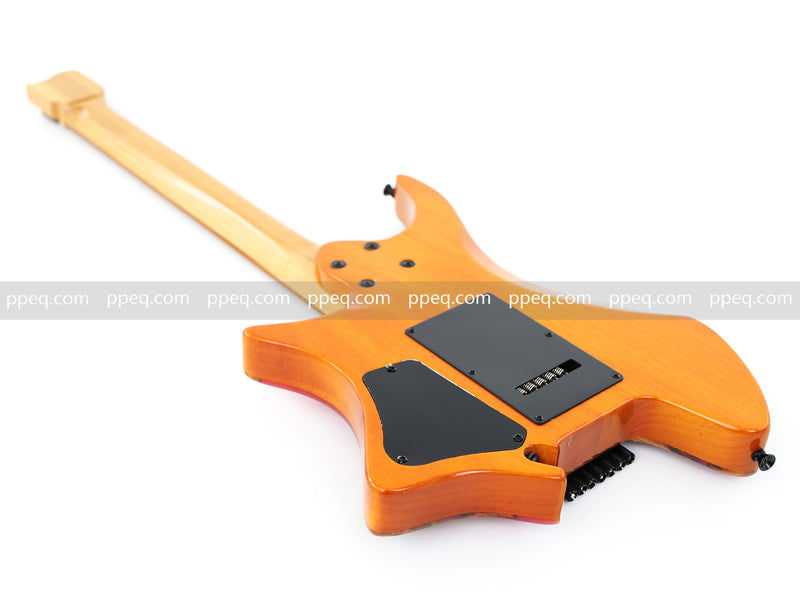 7-String Tapered Neck ResinBurl Body Headless Electric Guitar (PHG-002)