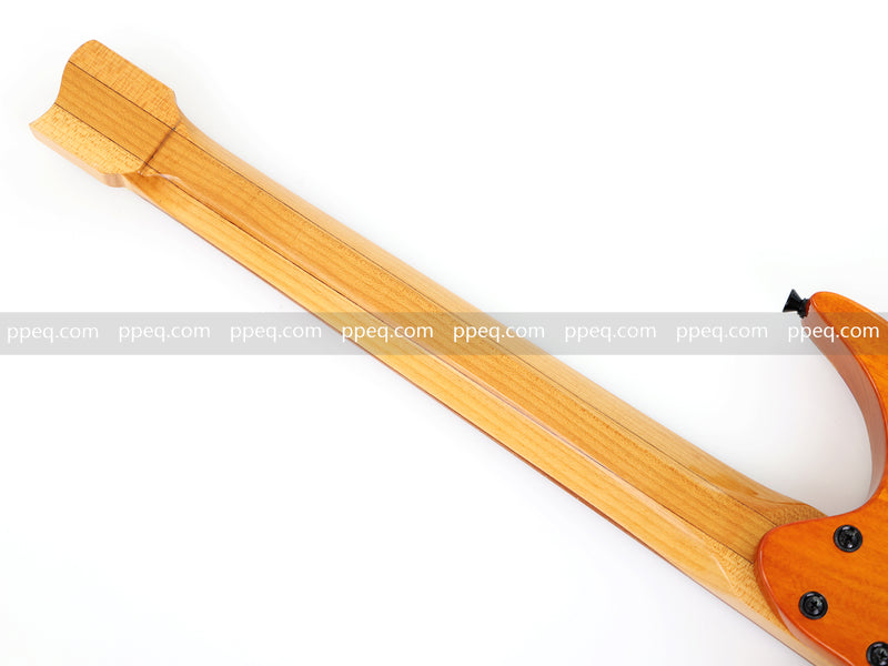 7-String Tapered Neck ResinBurl Body Headless Electric Guitar (PHG-002)