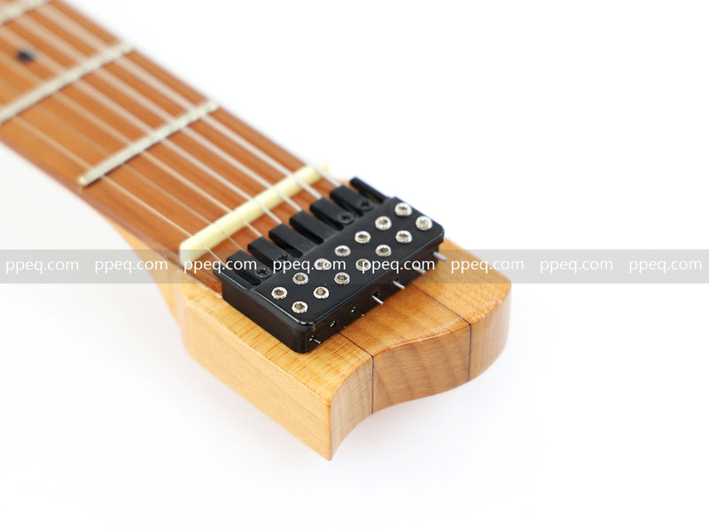 7-String Tapered Neck ResinBurl Body Headless Electric Guitar (PHG-002)