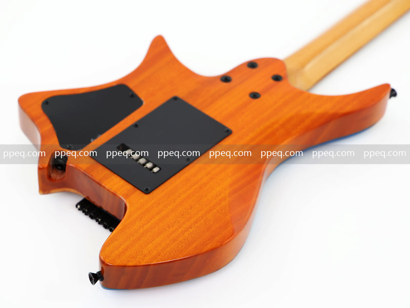 7-String Tapered Neck ResinBurl Body Headless Electric Guitar (PHG-003)