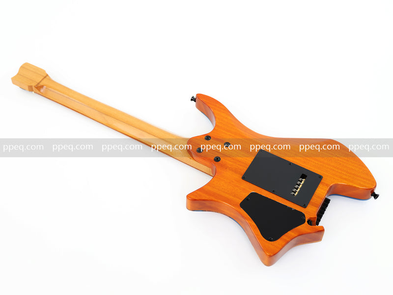 7-String Tapered Neck ResinBurl Body Headless Electric Guitar (PHG-003)