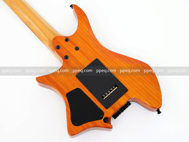 7-String Tapered Neck ResinBurl Body Headless Electric Guitar (PHG-003)
