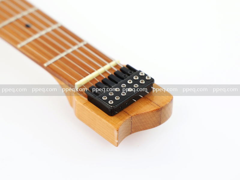 7-String Tapered Neck ResinBurl Body Headless Electric Guitar (PHG-003)