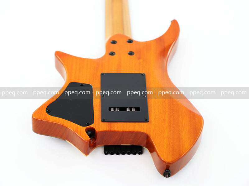 7-String Tapered Neck ResinBurl Body Headless Electric Guitar (PHG-014)