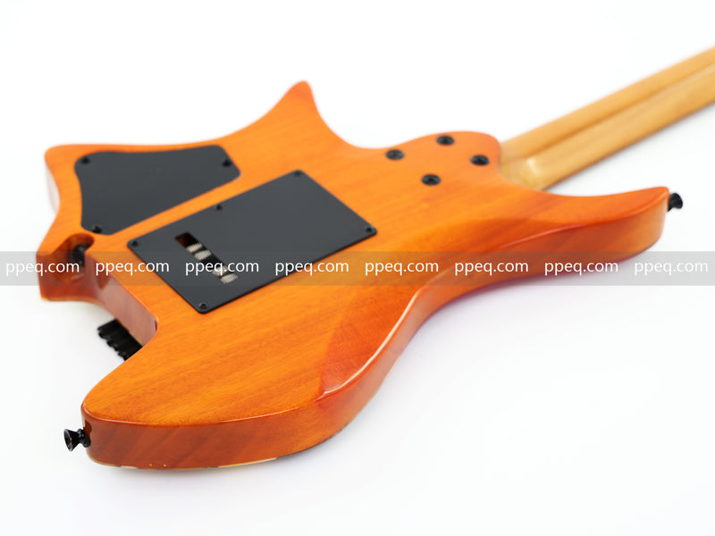 7-String Tapered Neck ResinBurl Body Headless Electric Guitar (PHG-014)