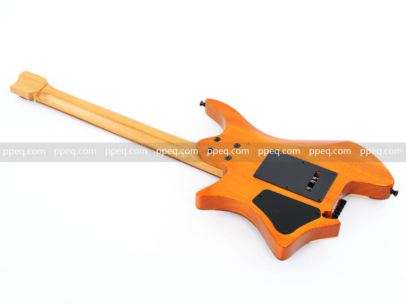 7-String Tapered Neck ResinBurl Body Headless Electric Guitar (PHG-014)